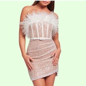 Nadine Merabi Lucie White Dress